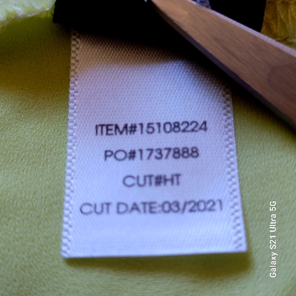 Torrid Flowy Cami Lined Tank Top Lime Green & Pink Embroidered Size 3 - Picture 6 of 7